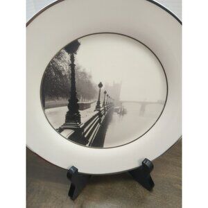 Williams-Sonoma Cities In The Snow Entertaining Plates Set Of 4 In Box 8"